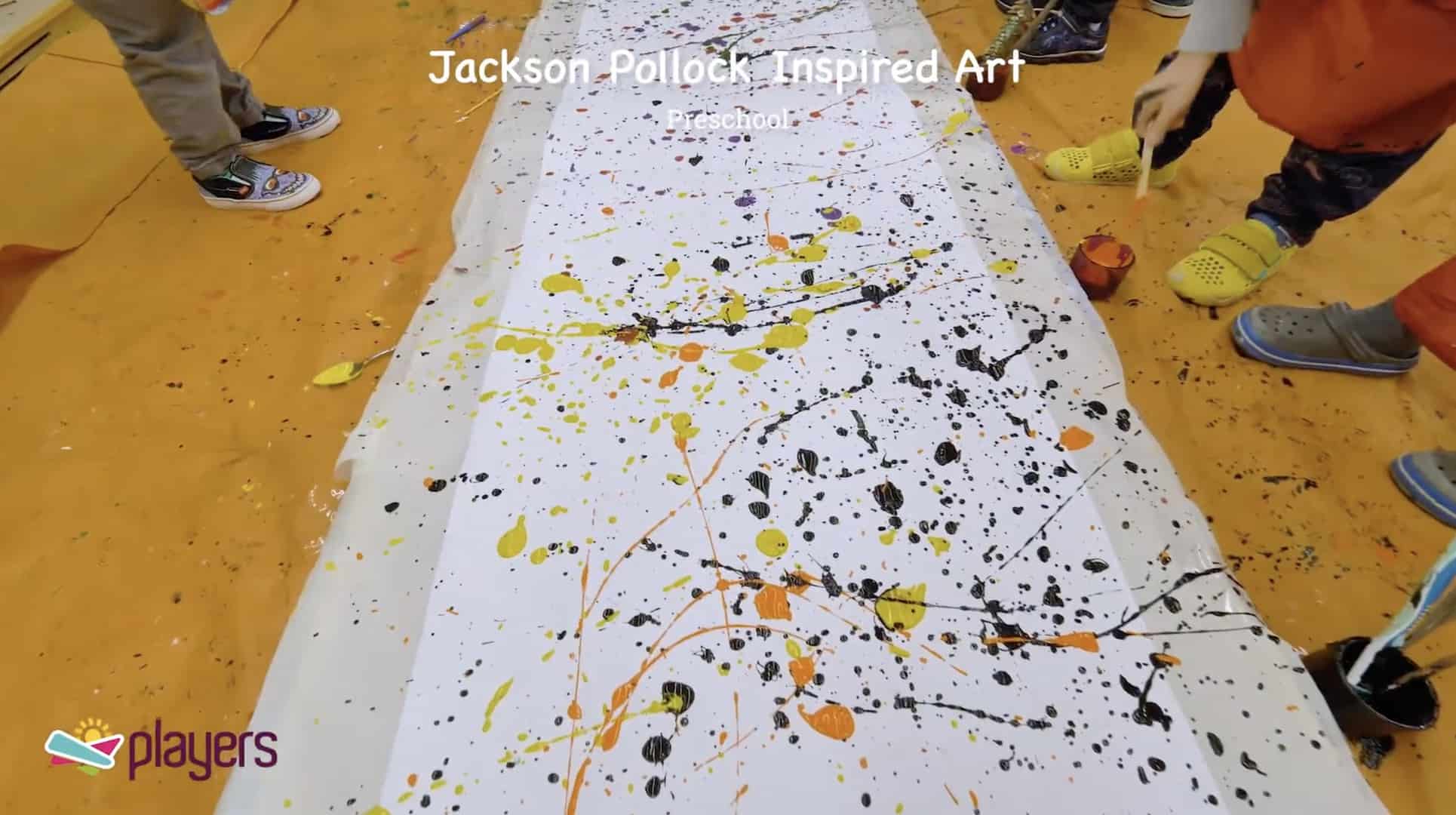 Art Activity: Jackson Pollock Inspired Art