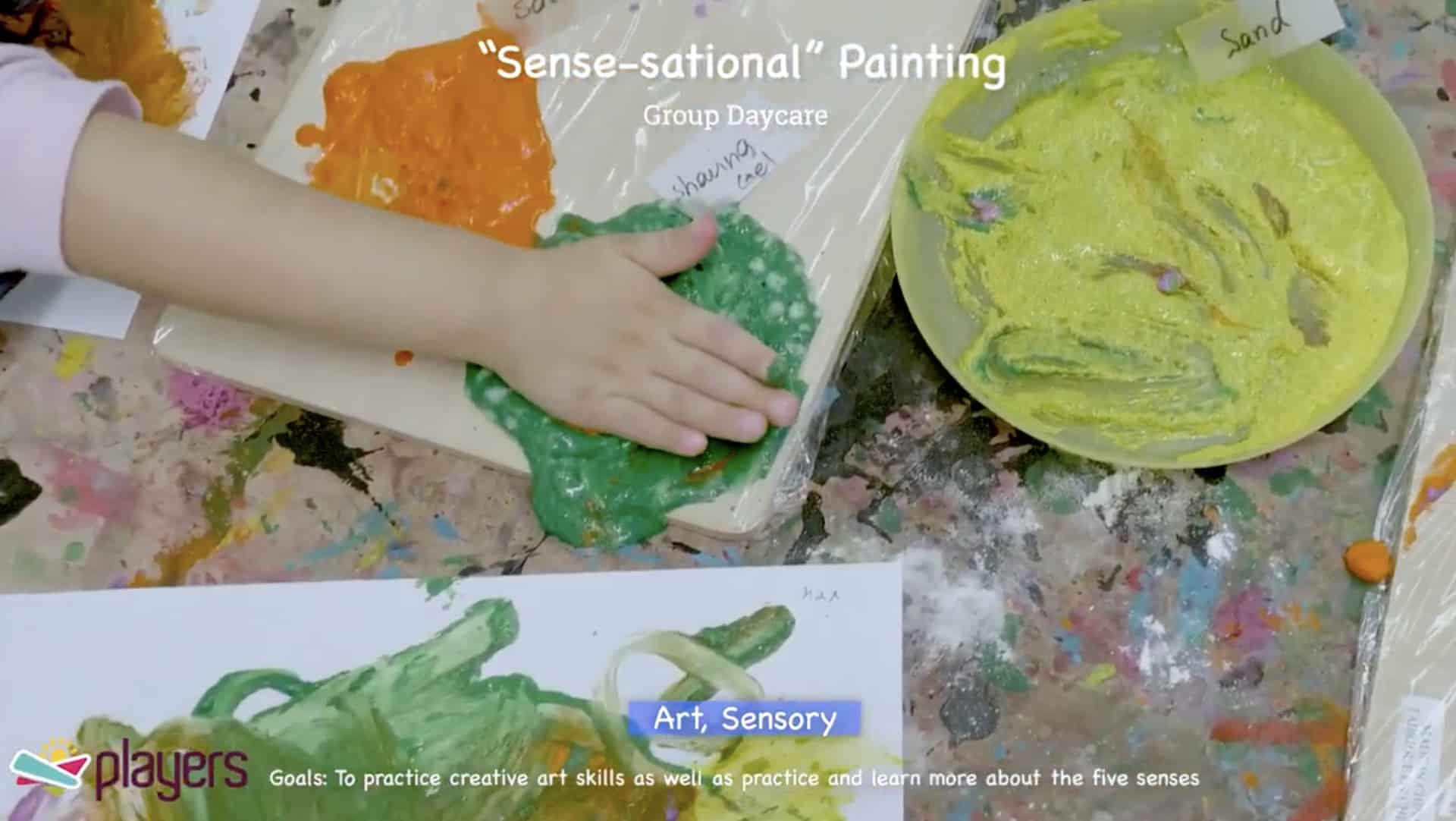 Summer Activity: “Sense”-sational Painting